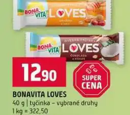 Terno BONAVITA LOVES COKOLADA 40 g tyčinka vybrané druhy nabídka