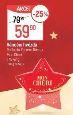 Globus Mon Cheri Vánoční hvězda nabídka