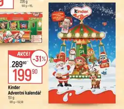 Globus Kinder Adventní kalendář nabídka