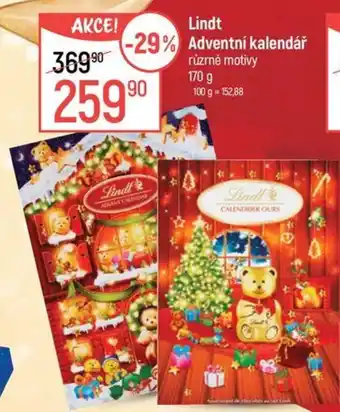 Lindt adventní kalendář