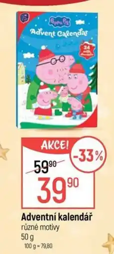 Globus Peppa Pig adventní kalendář nabídka