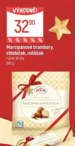 Globus Zentis marcipánové brambory, chlebíček, rohlíček nabídka
