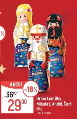 Globus Orion Lentilky Mikuláš, Anděl, Čert nabídka