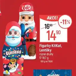 Globus KitKat Figurky Lentilky nabídka