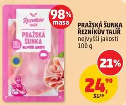 Penny Market Řezníkův talíř Pražská šunka nabídka