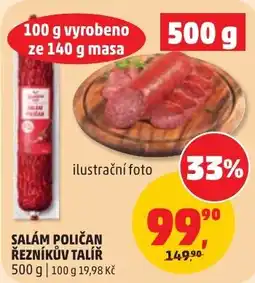 Penny Market Salam Poličan Řezníkův Talíř nabídka