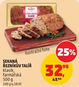 Penny Market Sekaná řezníkův talíř klasik, farmářská nabídka