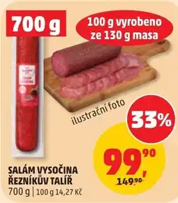 Penny Market Salám Vysočina Řezníkův Talíř nabídka
