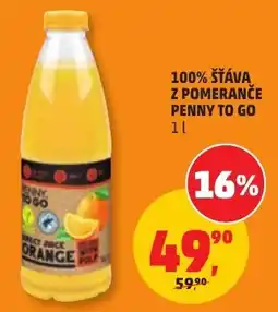 Penny Market Penny to go šťáva z pomeranče nabídka