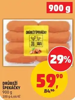 Penny Market Drůbeží špekáčky nabídka