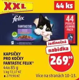 Penny Market Felix fantastic kapsičky pro kočky nabídka