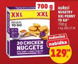 Penny Market Penny to go kuřecí nuggetky xxl nabídka