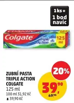 Penny Market Zubní pasta triple action colgate nabídka