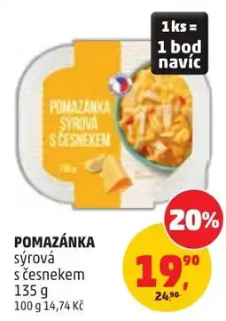 Penny Market Pomazánka sýrová s česnekem nabídka
