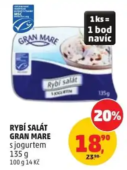 Penny Market Gran mare rybí salát s jogurtem nabídka