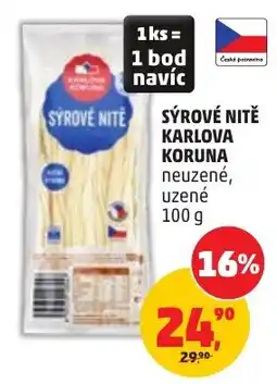 Penny Market Karlová Koruna sýrové nitě nabídka