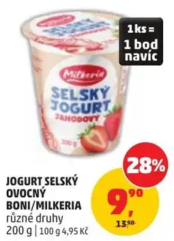 Penny Market Milkeria jogurt selský ovocný nabídka
