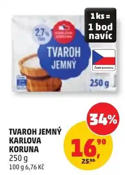 Penny Market Tvaroh jemný karlova koruna nabídka