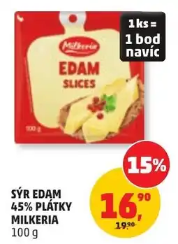 Penny Market Milkeria sýr edam 45% plátky nabídka