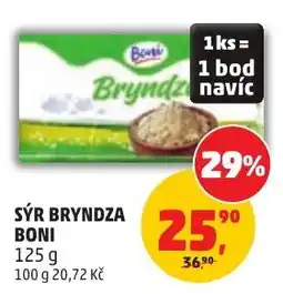 Penny Market Boni sýr bryndza nabídka