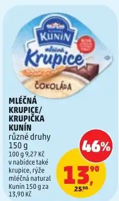 Penny Market Kunin mléčná krupice nabídka