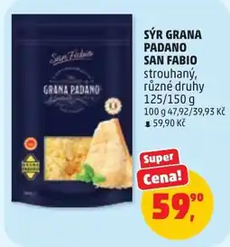 Penny Market San Fabio sýr grana padano nabídka