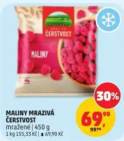 Penny Market Čerstvost maliny mrazivá nabídka