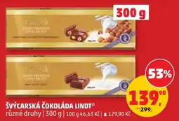 Penny Market Švýcarská čokoláda lindt* nabídka