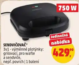 Penny Market Sendvičovač 3v1 nabídka