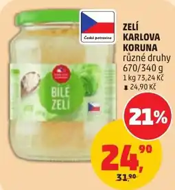 Penny Market Zelí karlova koruna nabídka