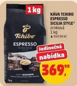 Penny Market Tchibo Káva espresso sicilia style zrnková nabídka
