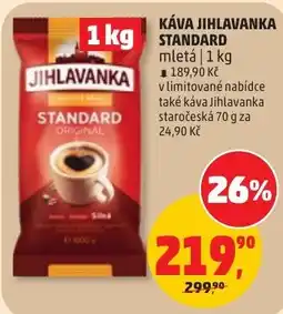 Penny Market Jihlavanka káva standard nabídka