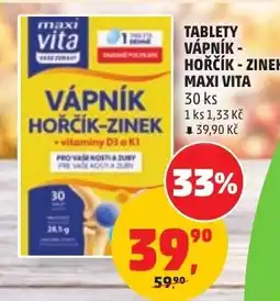 Penny Market Maxi Vita vápník hořčík zinek nabídka
