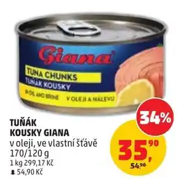Penny Market Giana tuňák kousky nabídka
