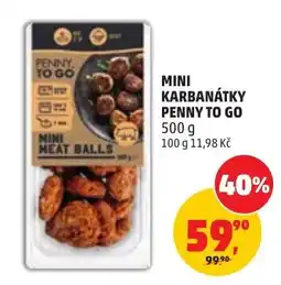 Penny Market Penny to go mini karbanátky nabídka