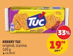Penny Market Tuc kreky originál, slanina nabídka