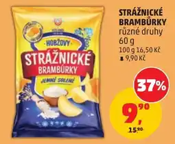 Penny Market Hobžovy strážnické brambůrky jemně solené nabídka