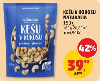 Penny Market Naturalia kešu v kokosu nabídka