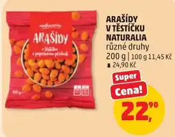 Penny Market Naturalia arašidy v těstíčku nabídka