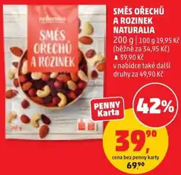 Penny Market Naherolka směs ořechů a rozinek naturalia nabídka