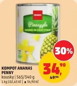 Penny Market Penny kompot ananas kousky nabídka