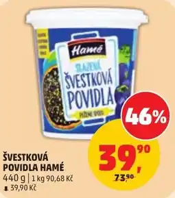 Penny Market Švestková povidla hamé nabídka