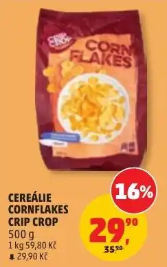 Penny Market Cereálie corn flakes crisp crop nabídka