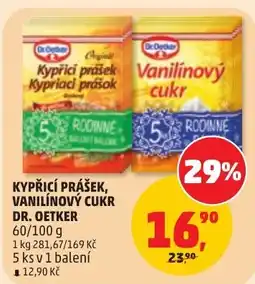 Penny Market Dr. Oetker kypřicí prášek vanilinový cukr nabídka