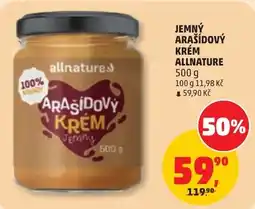 Penny Market Allnature arašídový krém jemný nabídka