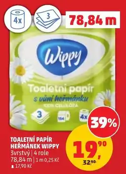 Penny Market Wippy toaletní papír s vůní heřmánku nabídka