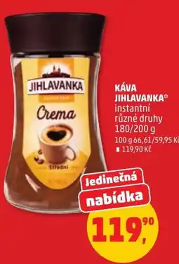 Penny Market Jihlavanka káva Crema nabídka