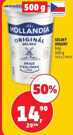 Penny Market Hollandia selský jogurt bílý nabídka