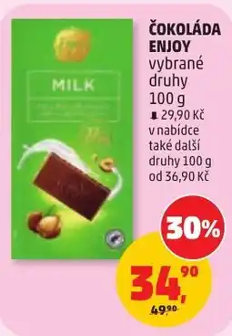 Penny Market Enjoy čokoláda milk nabídka