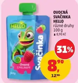 Penny Market Hello ovocná svačinka nabídka